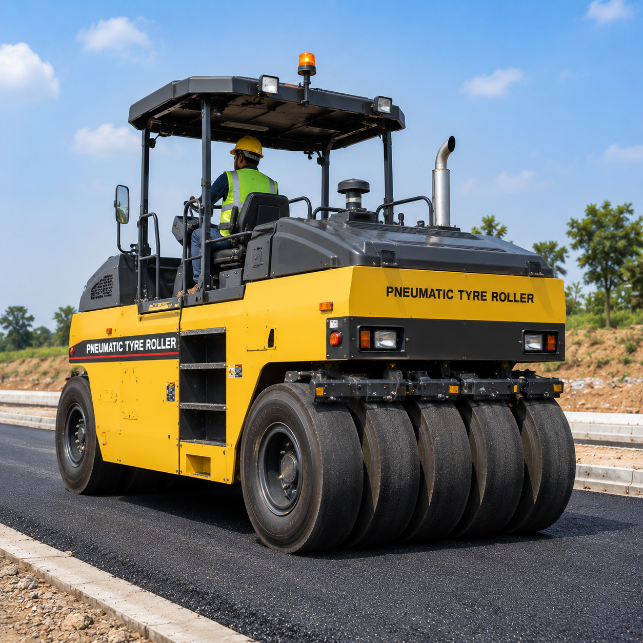 Sree Nandhana Pneumatic Tyre Roller compactor